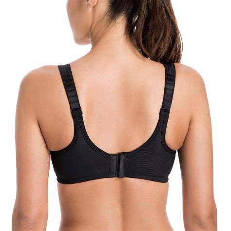 Syrokan Women S Sports Bra Max Control Solid High Impact Plus Size