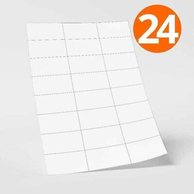 X25 A4 Self Adhesive Laser Inkjet Printer Labels 24x Per Sheet 63 5mm X