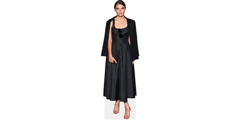 Valeria Nicov Black Dress Cardboard Cutout