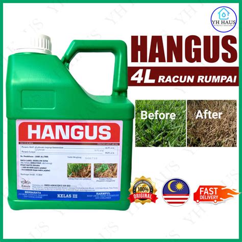 L Hangus Glyphosate Weed Killer Racun Rumput Lalang Ubat Rumput