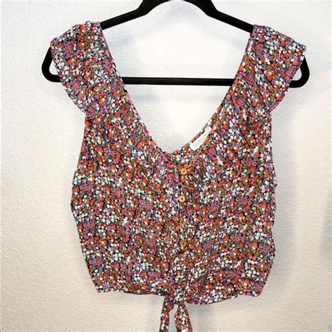 Tops Patrons Of Peace Floral Top Poshmark