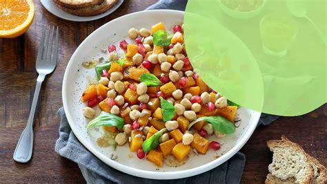 Salade Ti De La Courge Butternut Pois Chiches Grenade Et