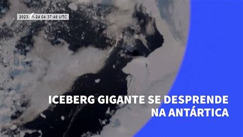 Iceberg gigante se desprende na Antártica Vídeo Dailymotion