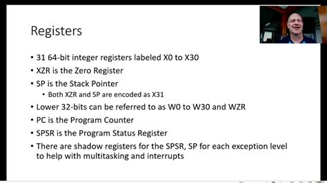 An Overview Of The Arm Assembly Language Instruction Set Youtube