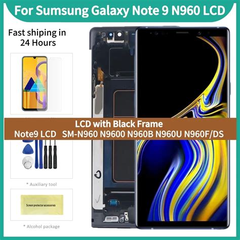 Tela Amoled Lcd Para Samsung Galaxy Note 9 N960 Sm N960f N960u Tela