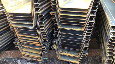 High Quality 12m Sheet Piling Cold Formed U Shape Steel Sheet Pile