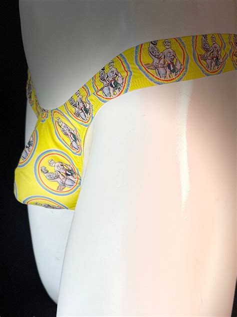 Popeye And Brutus Gay Mens Swim Thong Etsy