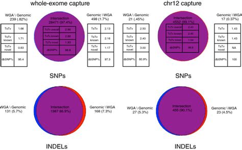 Venn Diagrams Of Snp And Indel Variant Calls Venn Diagrams Of Snp And