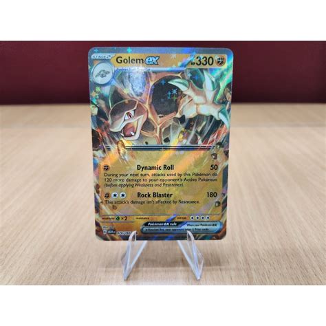 Golem Ex Pokemon 151 76165 Double Rare Scarlet And Violet Pokemon