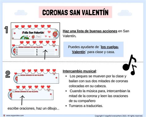 Coronas De San Valent N Actividades Para Celebrar San Valent N Con