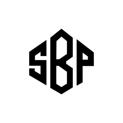 SBP letter logo design with polygon shape. SBP polygon and cube shape ...