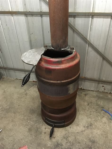 Homemade Pot Belly Stove