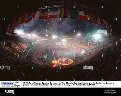 Atlanta Olympic Games 1996 - Opening Ceremony Stock Photo - Alamy