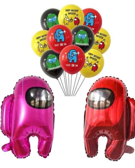 Set Globos L Tex Globos Aluminio Among Us Tu Fiesta A Un Click