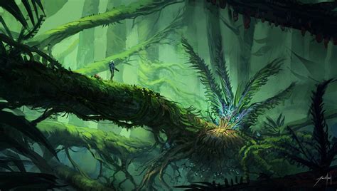 Alien Jungle by JJcanvas | Environment concept art, Alien worlds ...