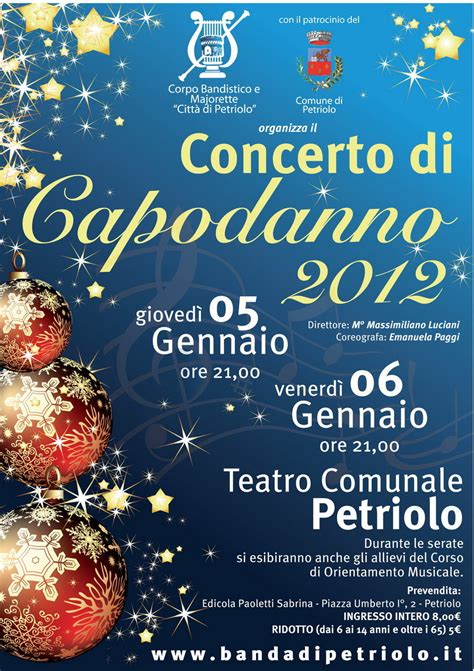 Concerto Di Capodanno Con Il Corpo Bandistico E Le Majorette Di