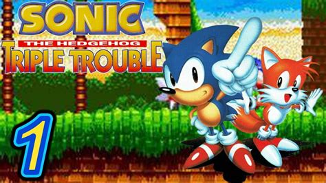 Let S Play Sonic Triple Trouble 16 Bit Part 1 THIS FAN GAME IS SO