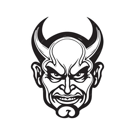 Premium Vector Devil Vector Concept Digital Art Hand Drawn Illustration