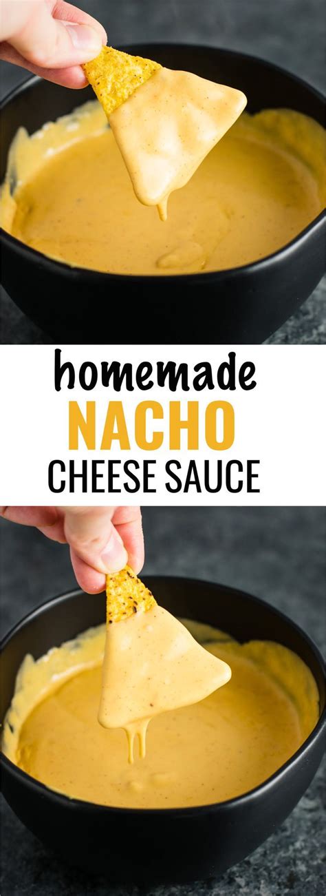 5 Minute Nacho Cheese Sauce Recipe Perfect For Dipping Or Poured Over