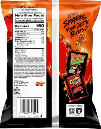 Cheetos Flamin Hot Crunchy Cheese Snacks Oz Kroger