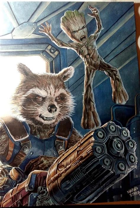 Pin By William Tackett On Guardians Of The Galaxy Rocket Raccoon