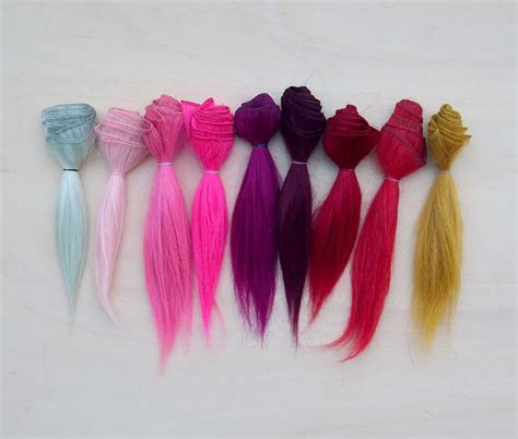 Weft Mohair Meter Straight Doll Hair Goat Hair Wefted Course Etsy