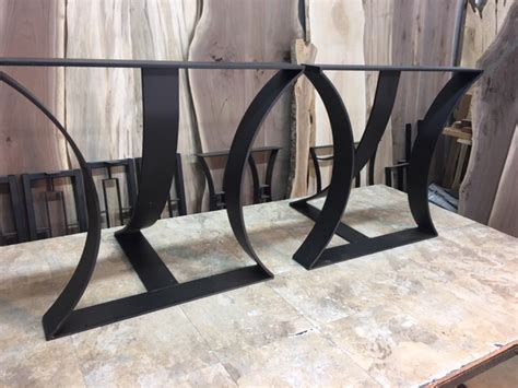 Steel Grande Dining Table Base