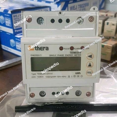 Jual Kwh Meter Thera Digital TEMO35V DH141 10 80 A Modbus RTU RS485