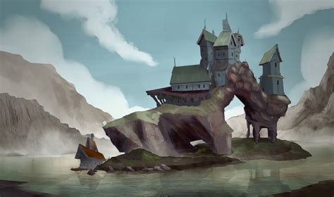 Artstation Lost Village On The Island