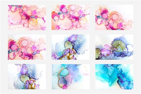 Ink Watercolor Texture Pack - Design Cuts