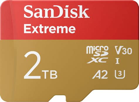 Amazon Sandisk Tb Extreme Microsdxc Uhs I Memory Card With