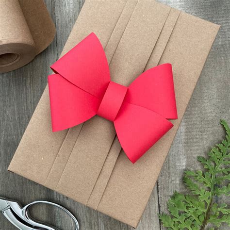 Pleated Gift Wrapping Paper Bow Gift Wrapping Love