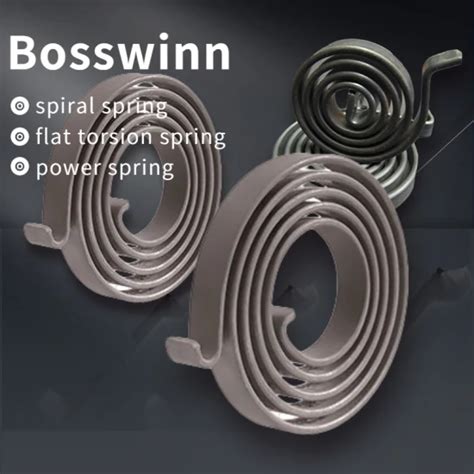 Bosswinn Flat Torsion Spring Strip Spiral Spring Auto Parts And Coil Spring