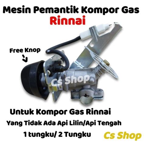 Jual Mesin Pemantik Kompor Gas Rinnai Single Original Pemantik Kompor