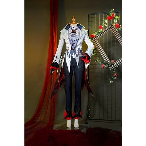 The Knave Arlecchino Cosplay Costume Genshin Impact Outfits