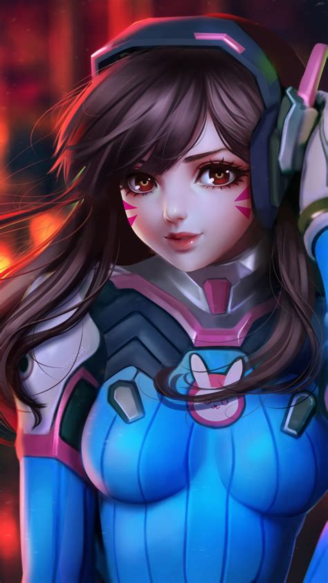 Overwatch Fan Art Dva Wallpaperuse