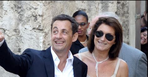 Nicolas Sarkozy et son épouse de l époque Cécilia lors du mariage de