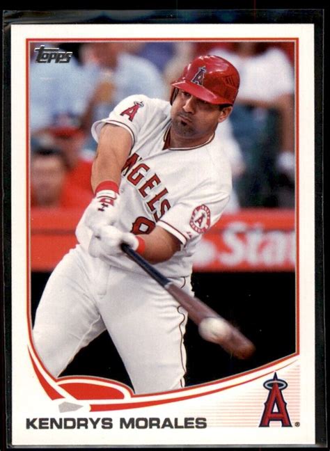 Topps Kendrys Morales Los Angeles Angels Ebay