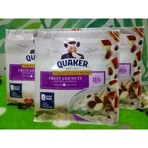 Quaker Fruits Nuts Instant Oatmeal 35Grams X 5 Sachets Lazada PH