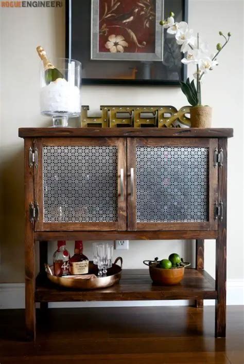 Diy Liquor Cabinet Plans And Ideas You Can Build Handy Keen