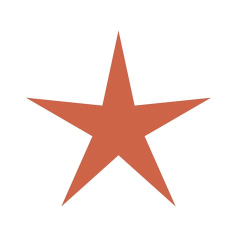 Printable 5 Point Star