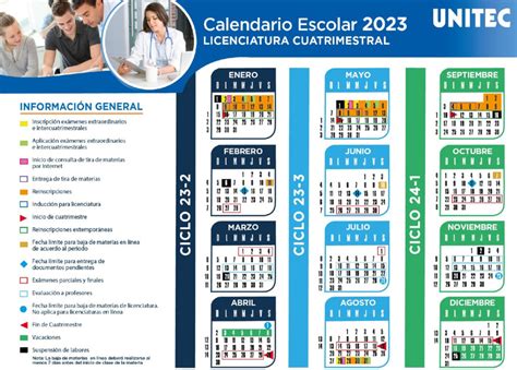Calendario Unitec 2023 ¡lo Que Debes Saber Educandotec