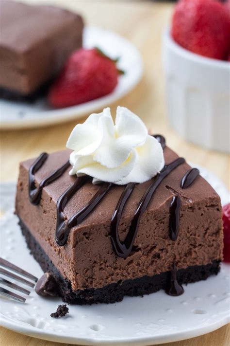 No Bake Chocolate Cheesecake Lil Luna