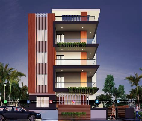 Modern Apartment Building Elevations