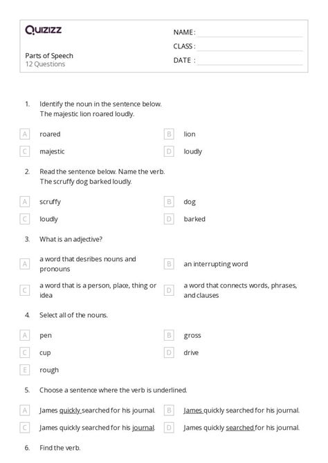 50 Phrases And Clauses Worksheets On Quizizz Free And Printable