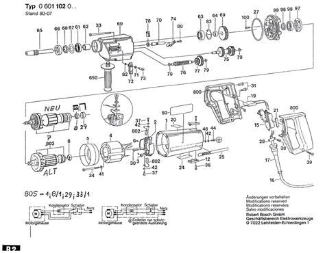 Bosch Ub J Ub Drill V Eu Spare Parts Spare