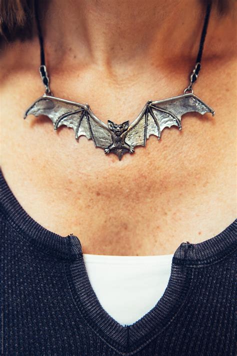 Bat Necklace By Stocksy Contributor Raymond Forbes LLC Stocksy