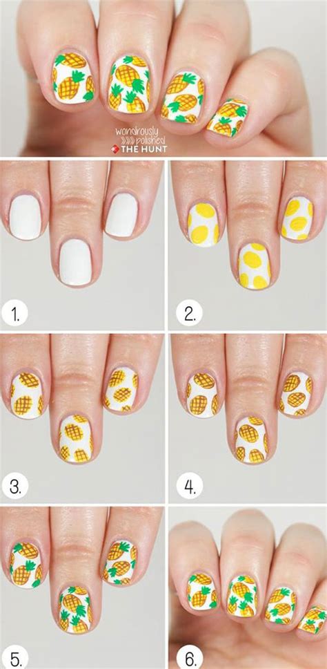 Easy Step By Step Summer Nail Art Tutorials For Beginners