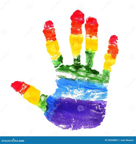 Rainbow Handprint Clipart