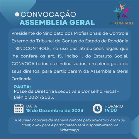 Convocamos Todos Os Sindicalizados Para Participarem Da Assembleia